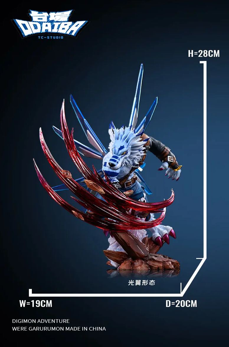 TC Studio - WereGarurumon Kaiser Nail Digimon Statue