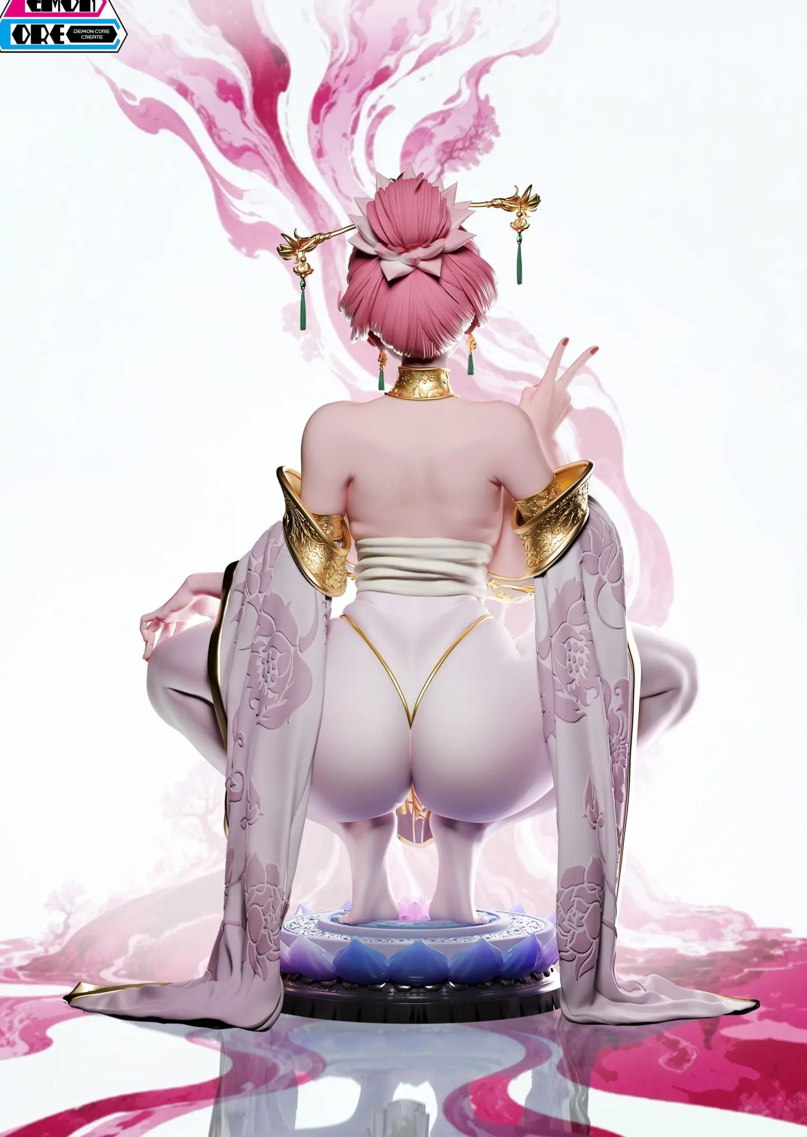 Demon Core Studio - Sister Ailian of the Sect of Dual Cultivation Statue 