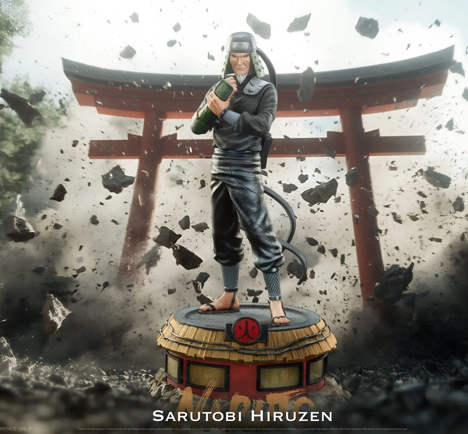 Supermodel Studio - Hiruzen Sarutobi Third Hokage Naruto Statue 