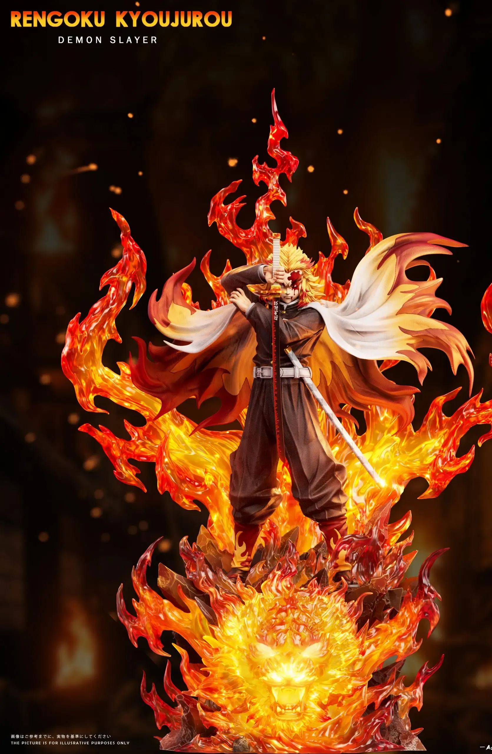 TZ Studio - Flame Hashira Kyojuro Rengoku Demon Slayer Statue 