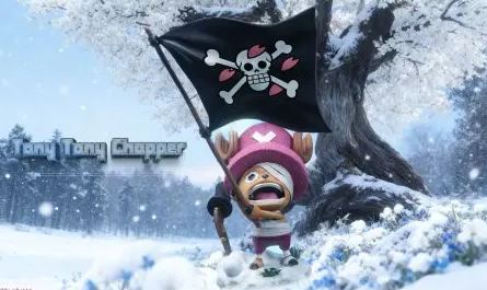 Dream Lab Studio - Famous Scene Series 07X08 Flag-Raising Chopper X Mushroom Chopper One Piece  Statue 