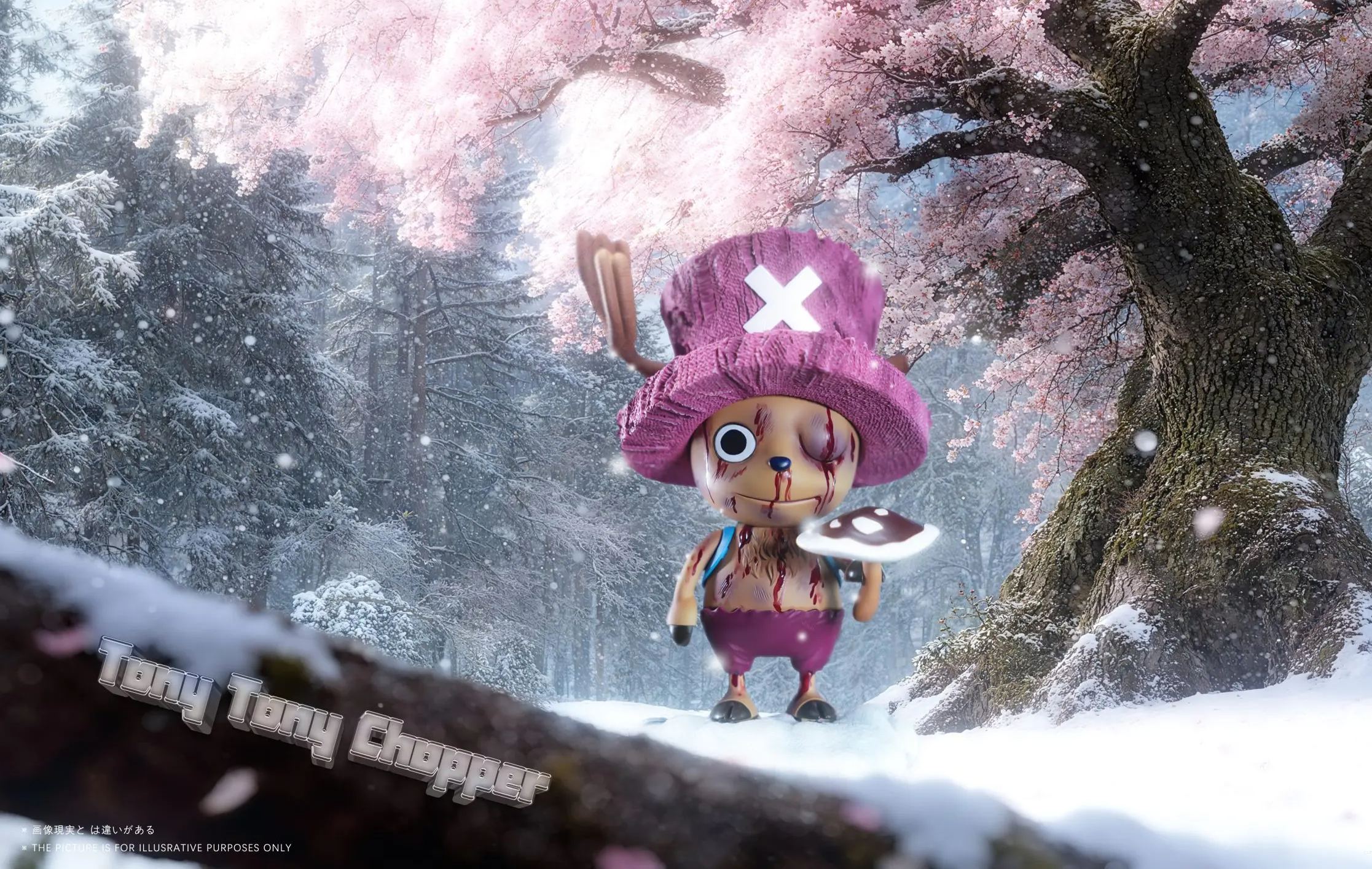 Dream Lab Studio - Famous Scene Series 07X08 Flag-Raising Chopper X Mushroom Chopper One Piece  Statue 