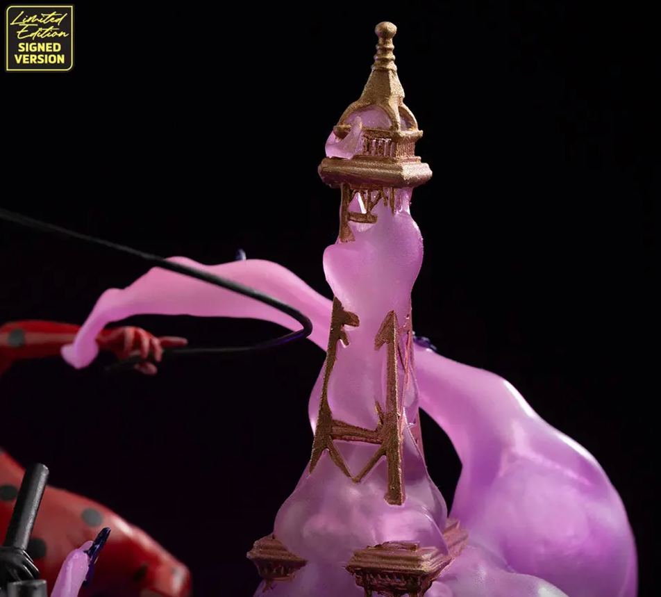 Iron Studio - Lady Bug and Cat Noir Miraculous 10th Anniversary Signed Edition - Deluxe Art Scale 1/10 Statue (Licensed)