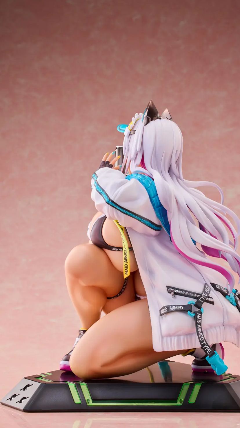 NOCTURNAS - Meido Busou: Ax Street ver. X Ax Street ver. Pixel Philia Edition 1/4 Figure (Licensed)Statue