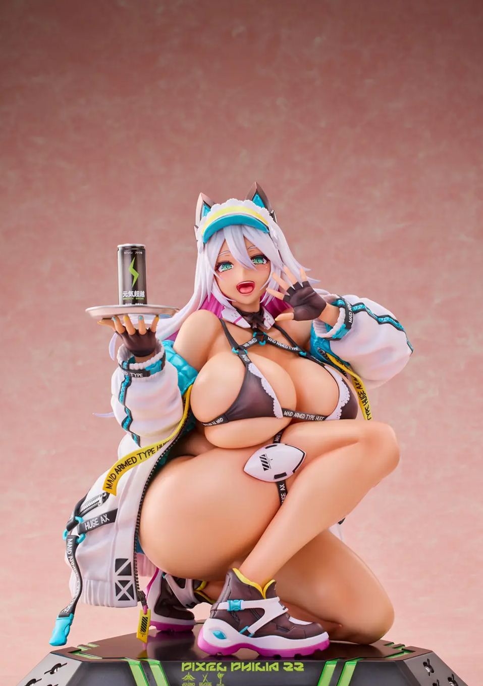 NOCTURNAS - Meido Busou: Ax Street ver. X Ax Street ver. Pixel Philia Edition 1/4 Figure (Licensed)Statue