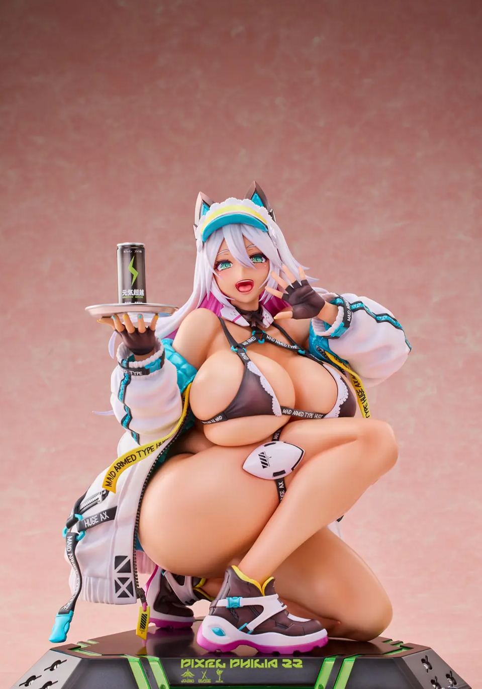 NOCTURNAS - Meido Busou: Ax Street ver. X Ax Street ver. Pixel Philia Edition 1/4 Figure (Licensed)Statue