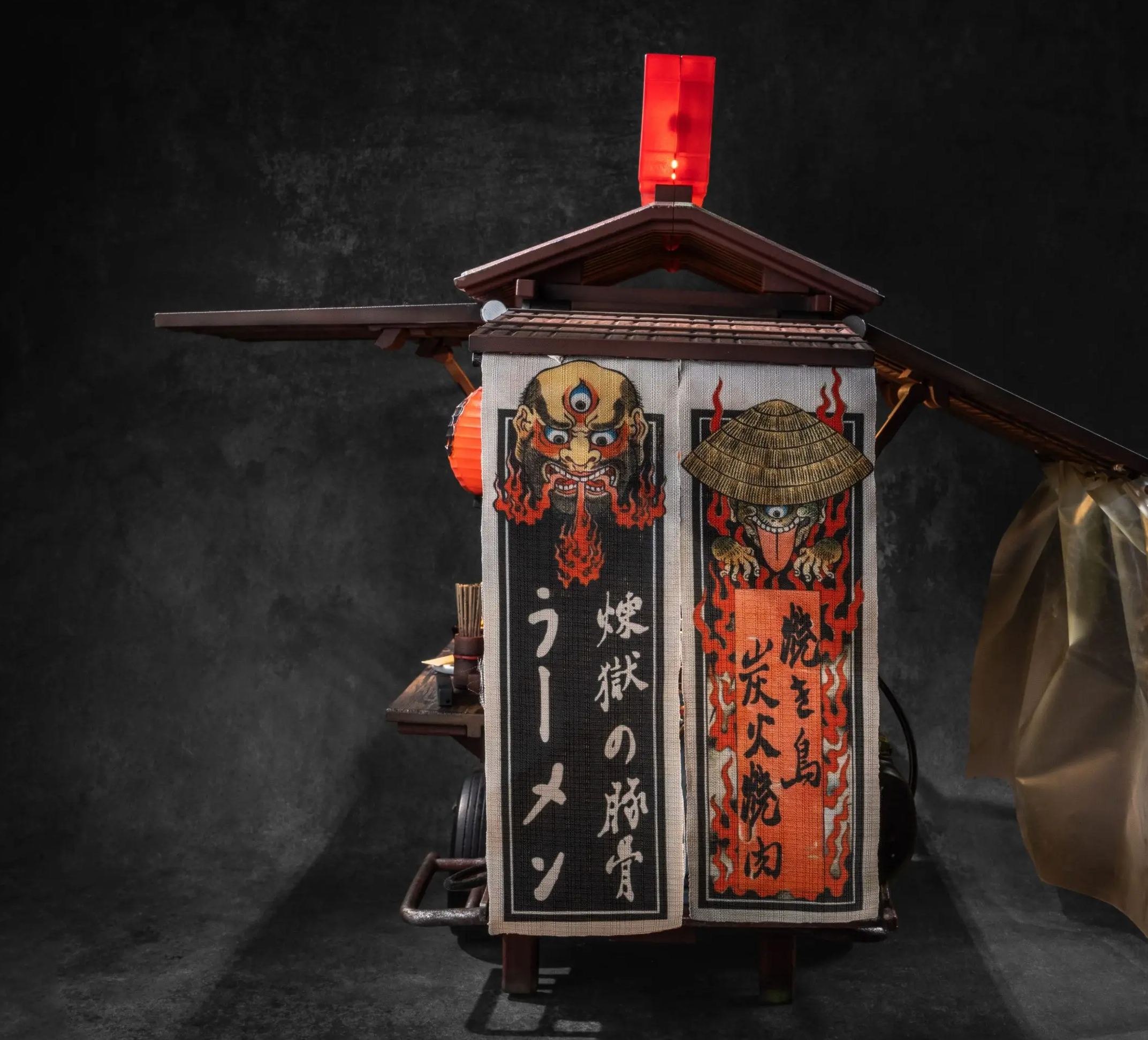 ART FUTURE - Devil Ramen Stall - Kyoukawa Setsuna X Kurono Mei Action Figure X Complete Scene Set (Licensed)Statue 