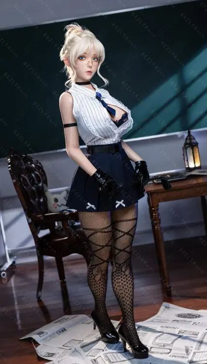 Bezlya - 2.2CF Series Forbidden Sacrament Church - Violet - No. 1 Makeup - 1/1 Silicone Doll (Licensed)Statue 