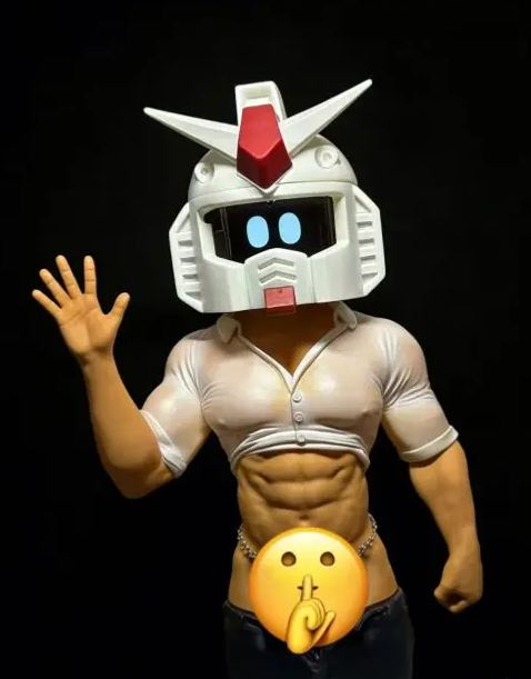 Salted Fish Studio - AI Salted Fish "hi" X "waiter" Statue (Licensed) Statue