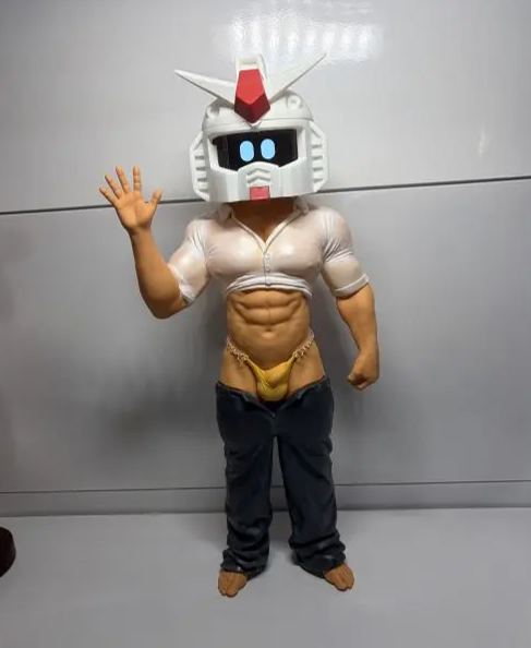 Salted Fish Studio - AI Salted Fish "hi" X "waiter" Statue (Licensed) Statue