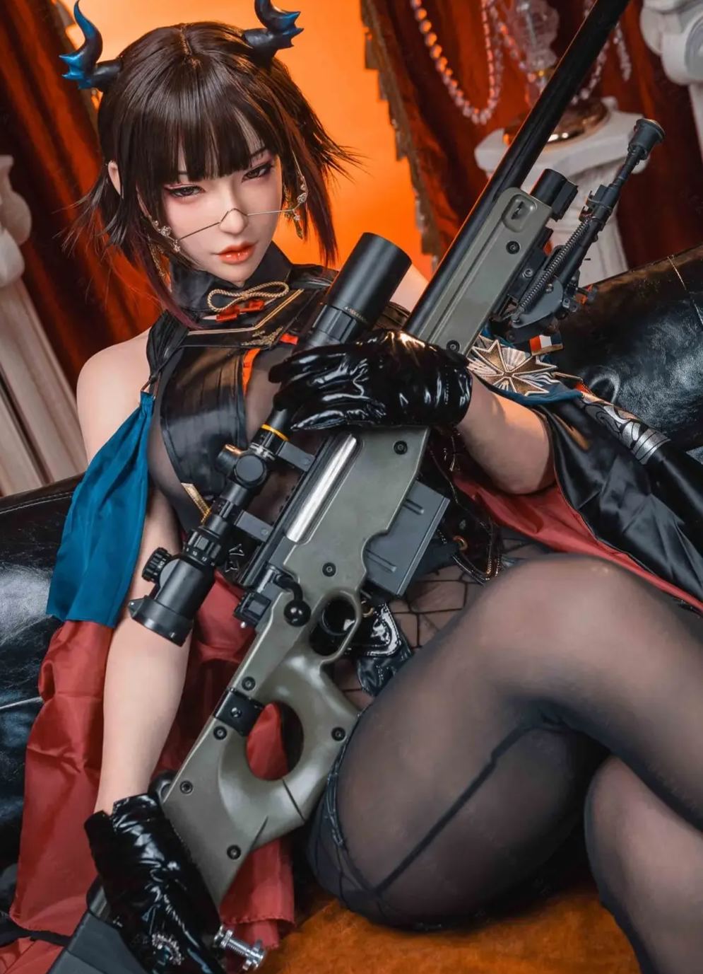 Bezlya - 2.2U Series - Milan - No.2 Makeup - Hardcore Negotiator 1/1 Silicone Doll (Licensed)Statue