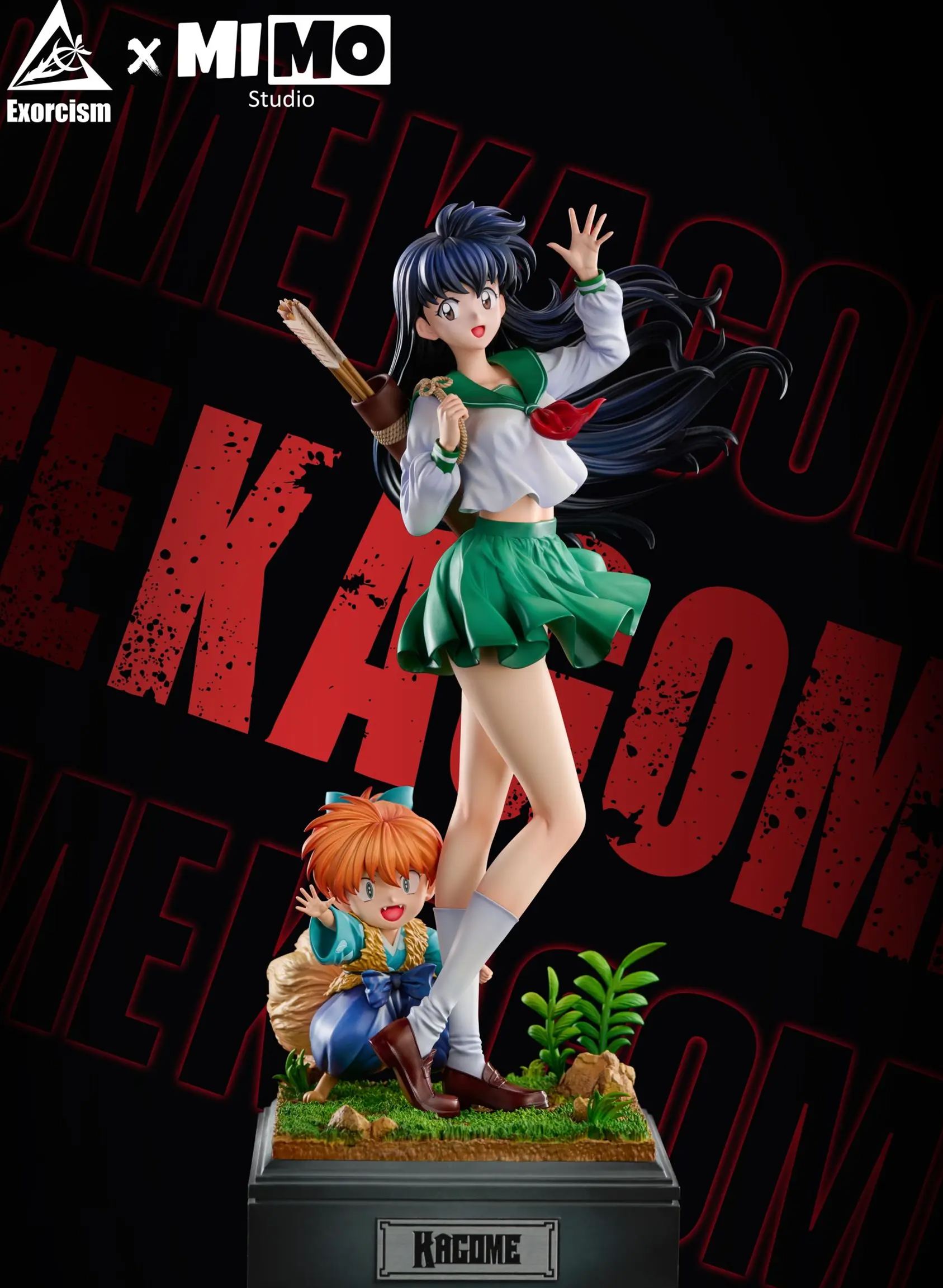 Exorcism Studio X MIMO Studio - Kagome Higurashi X Shippo Inuyasha Statue
