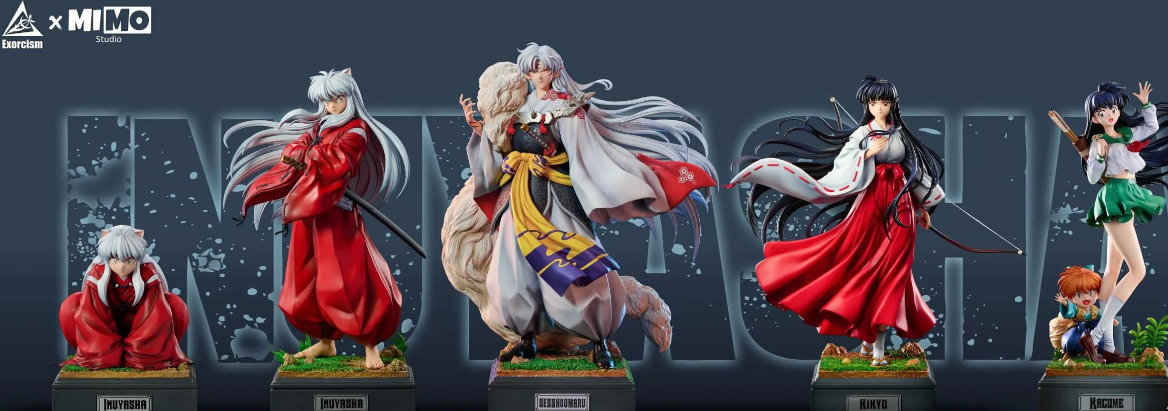 Exorcism Studio X MIMO Studio - Kagome Higurashi X Shippo Inuyasha Statue