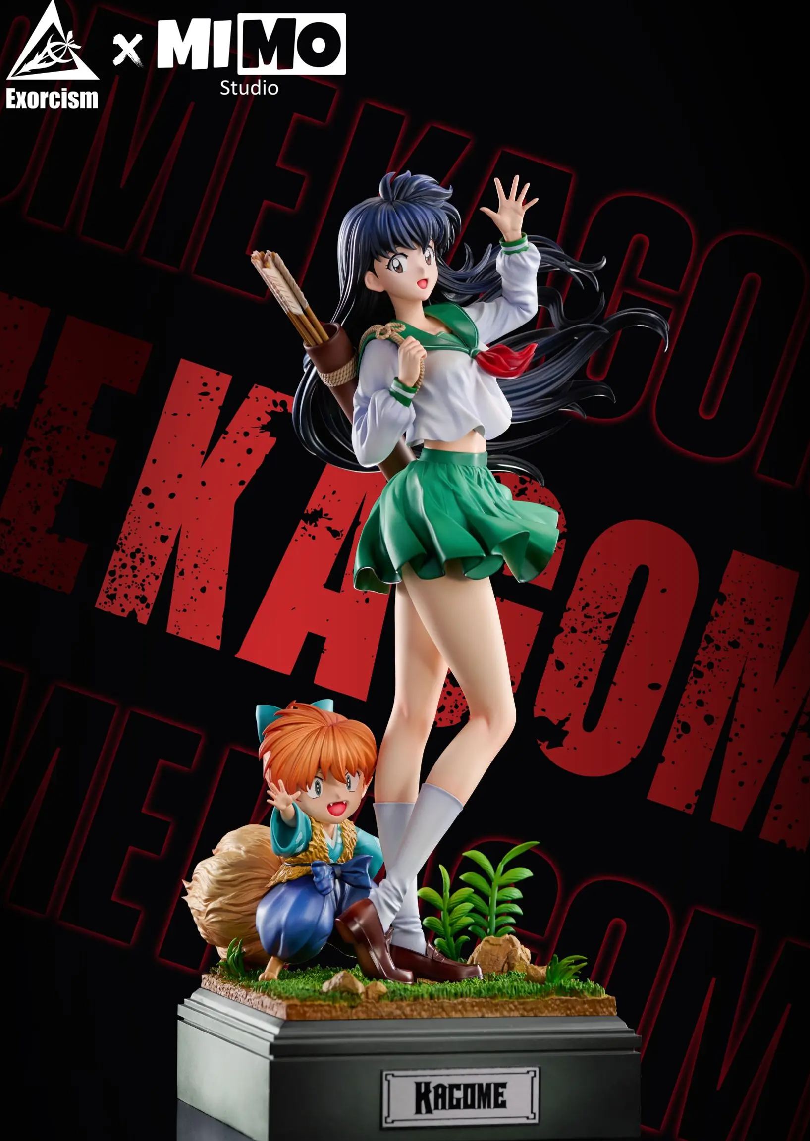 Exorcism Studio X MIMO Studio - Kagome Higurashi X Shippo Inuyasha Statue