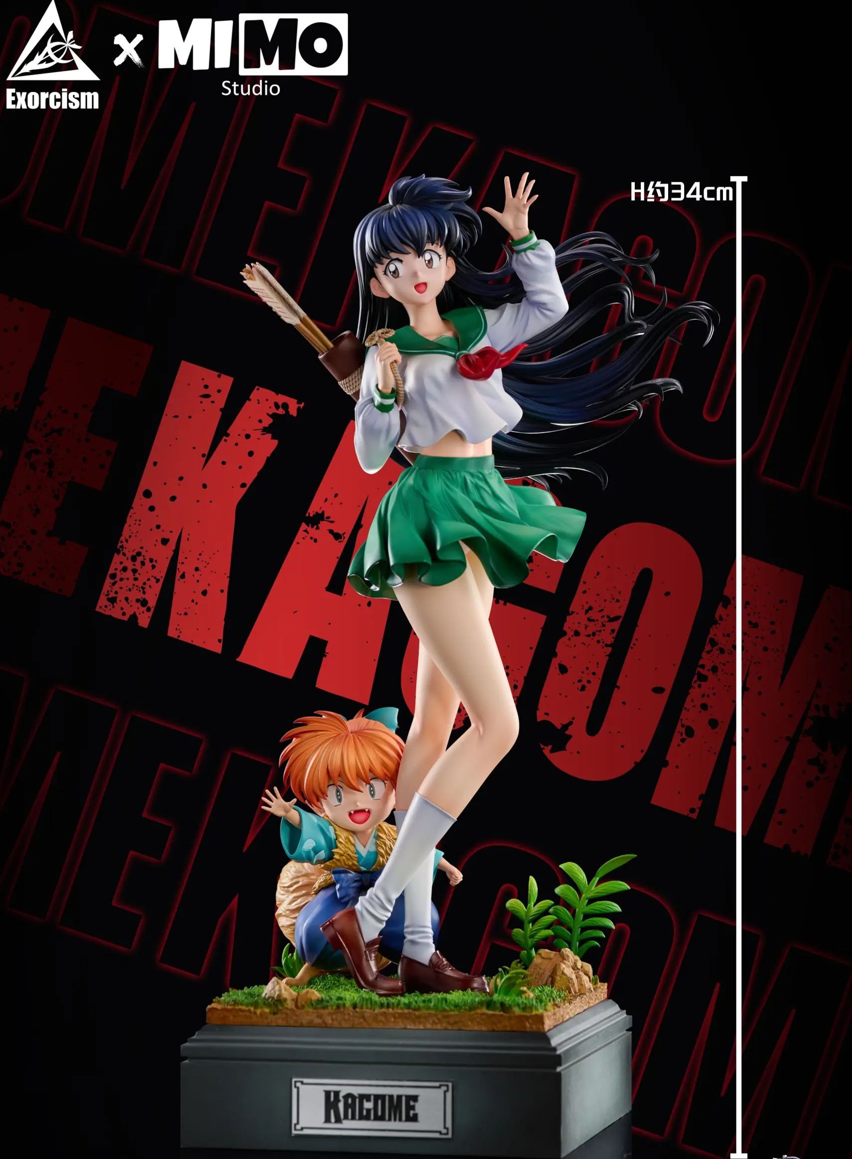Exorcism Studio X MIMO Studio - Kagome Higurashi X Shippo Inuyasha Statue