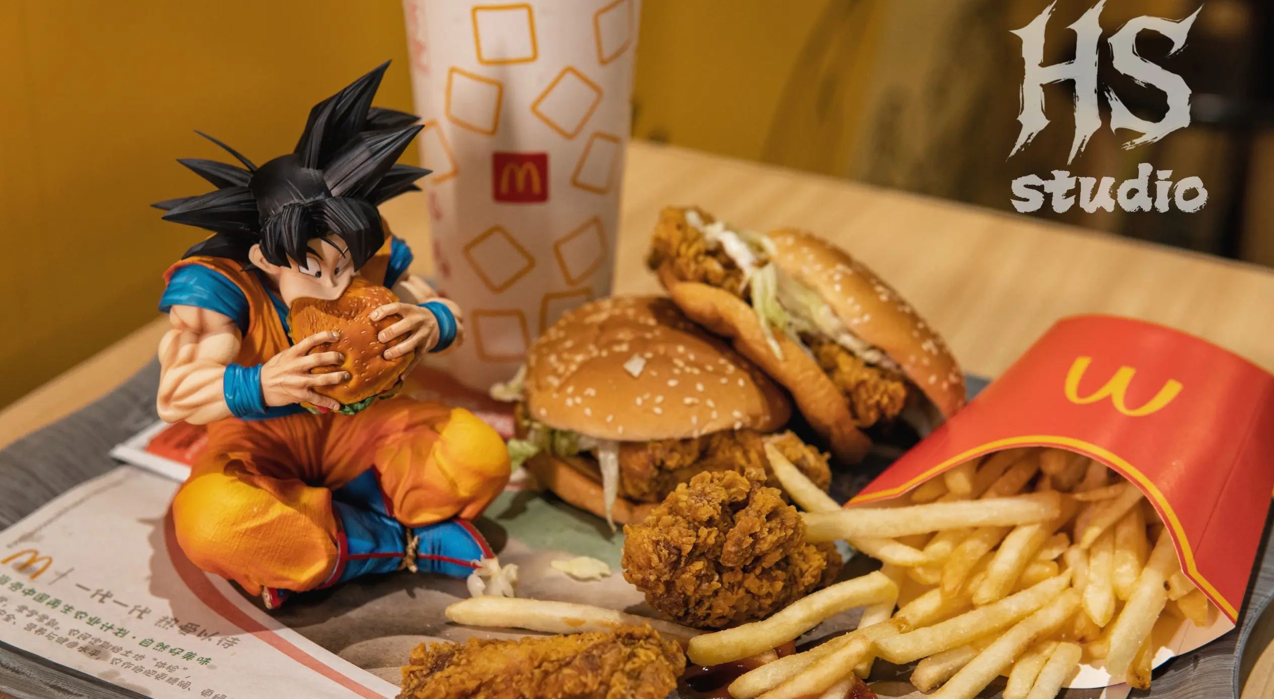HS Studio - Hamburger Son Goku Dragon Ball Statue