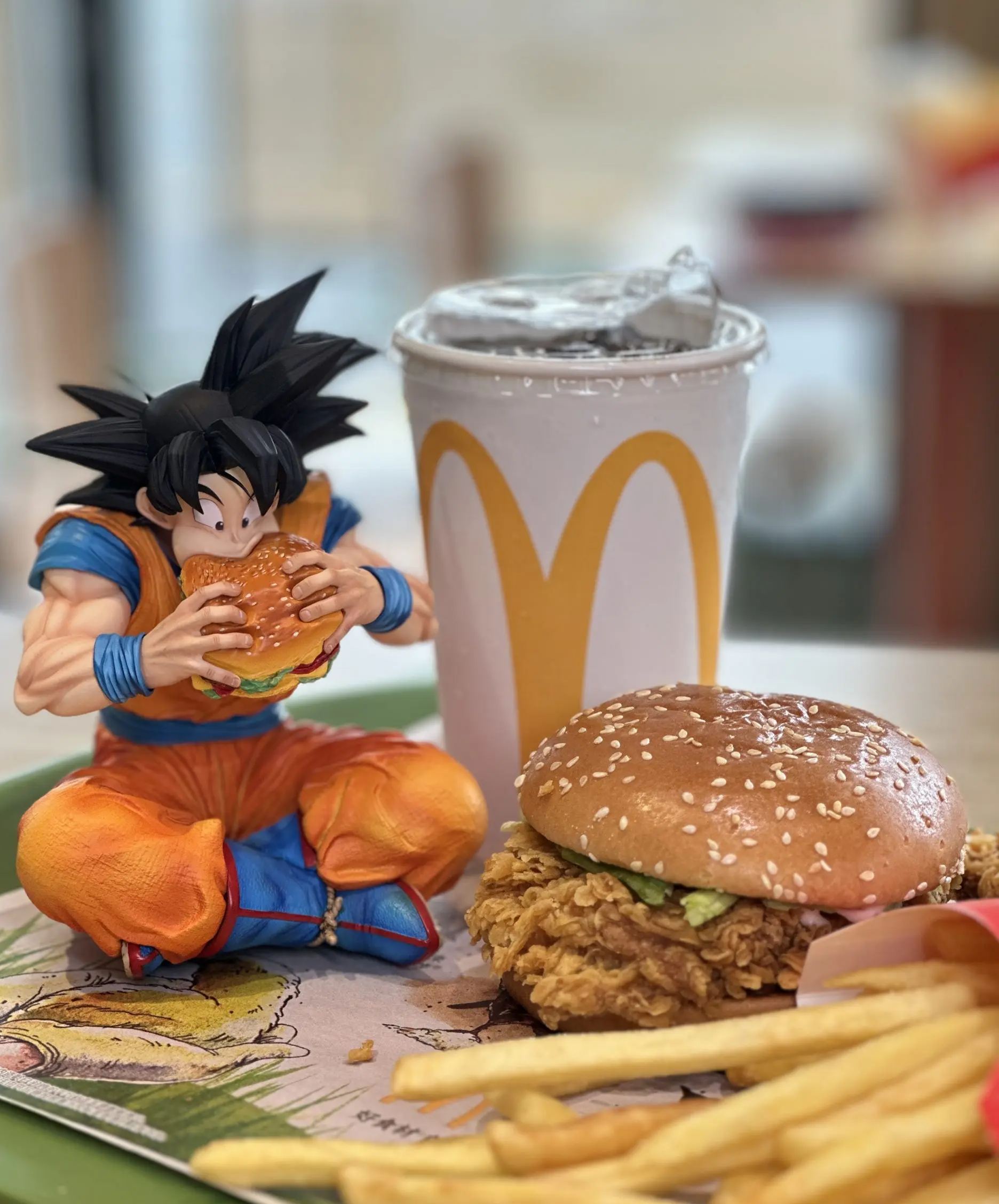 HS Studio - Hamburger Son Goku Dragon Ball Statue