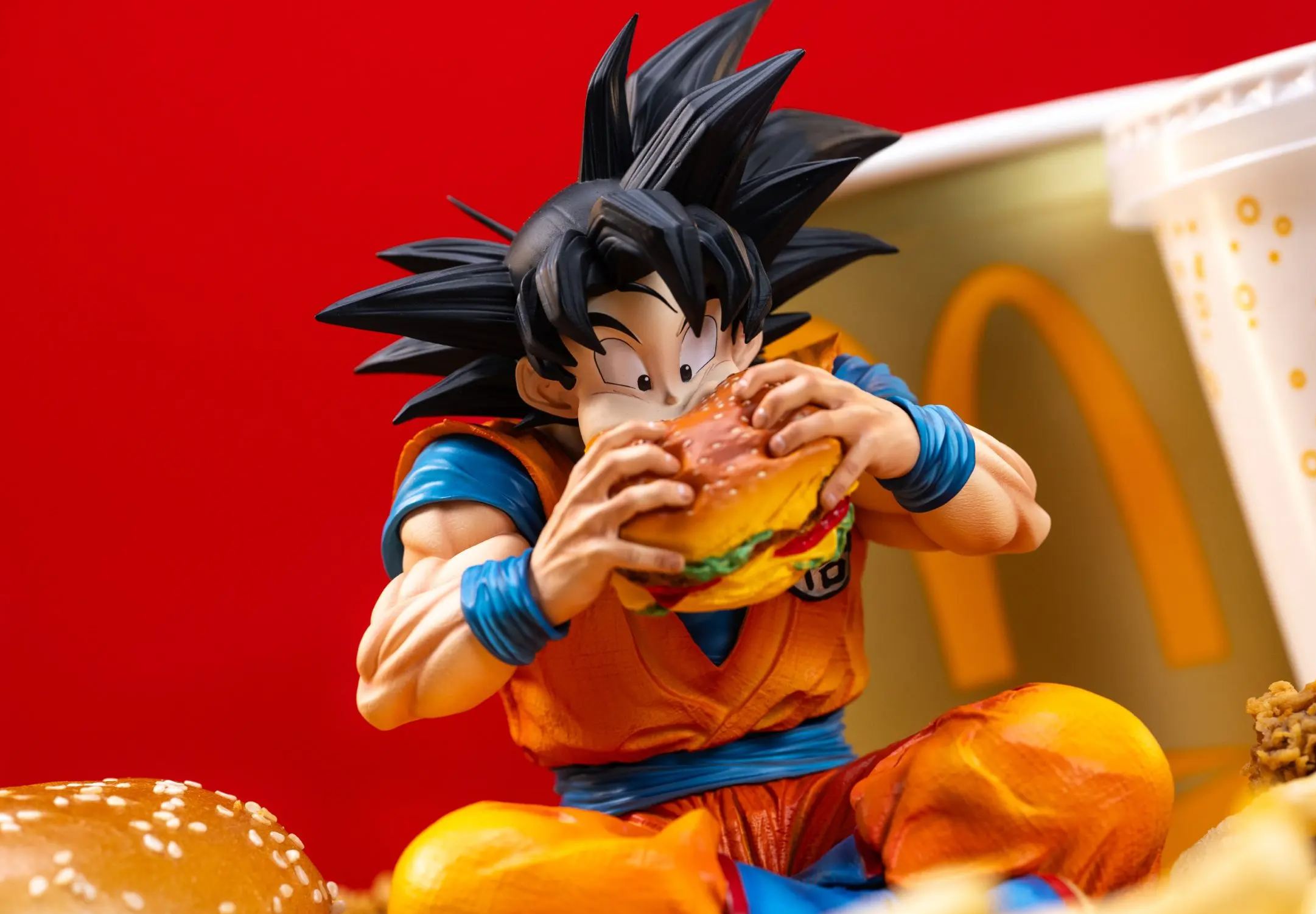 HS Studio - Hamburger Son Goku Dragon Ball Statue