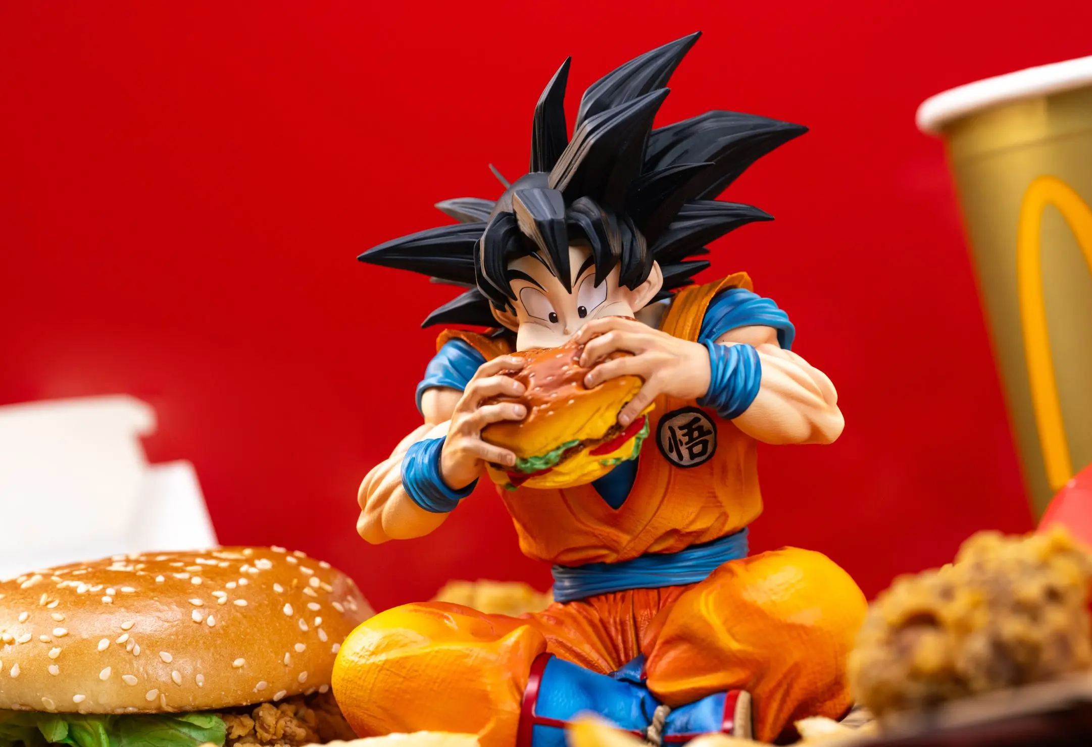 HS Studio - Hamburger Son Goku Dragon Ball Statue