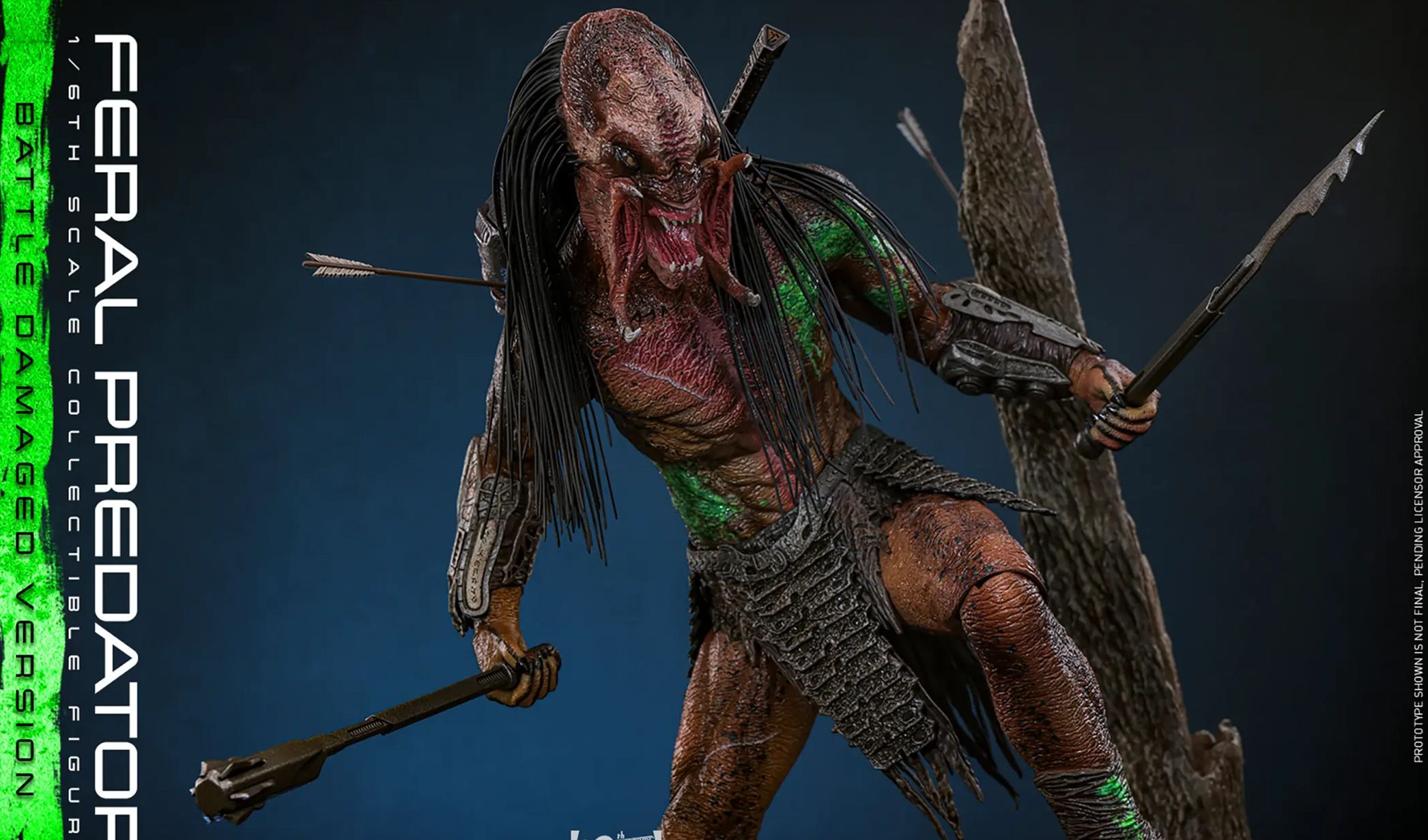 Hottoys - 1/6 Prey: The Predator - TMS173 Rampage Predator Battle-Damaged Ver. Action Figure (Licensed) Statue