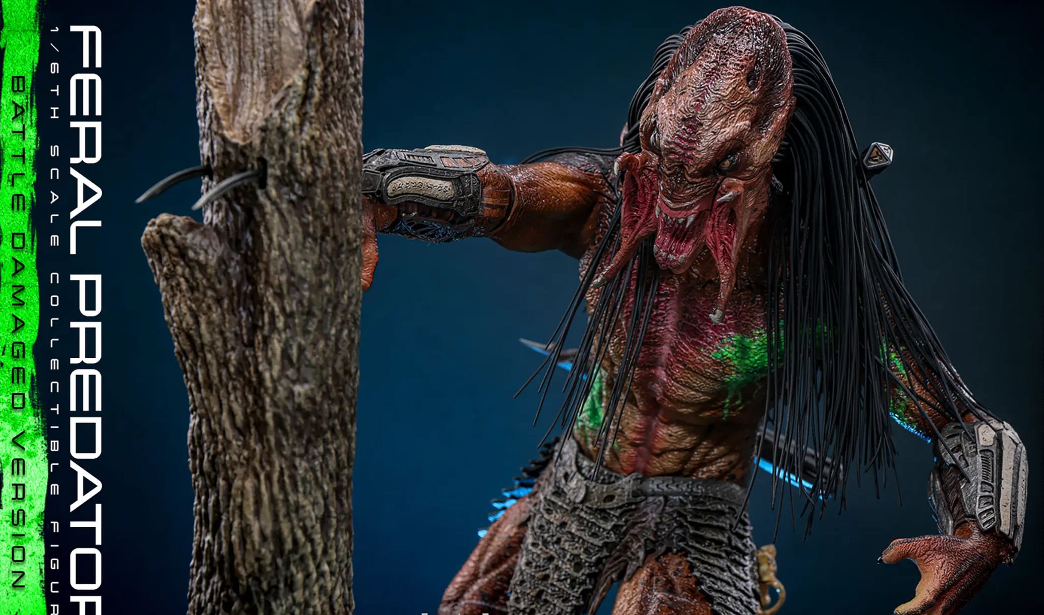 Hottoys - 1/6 Prey: The Predator - TMS173 Rampage Predator Battle-Damaged Ver. Action Figure (Licensed) Statue
