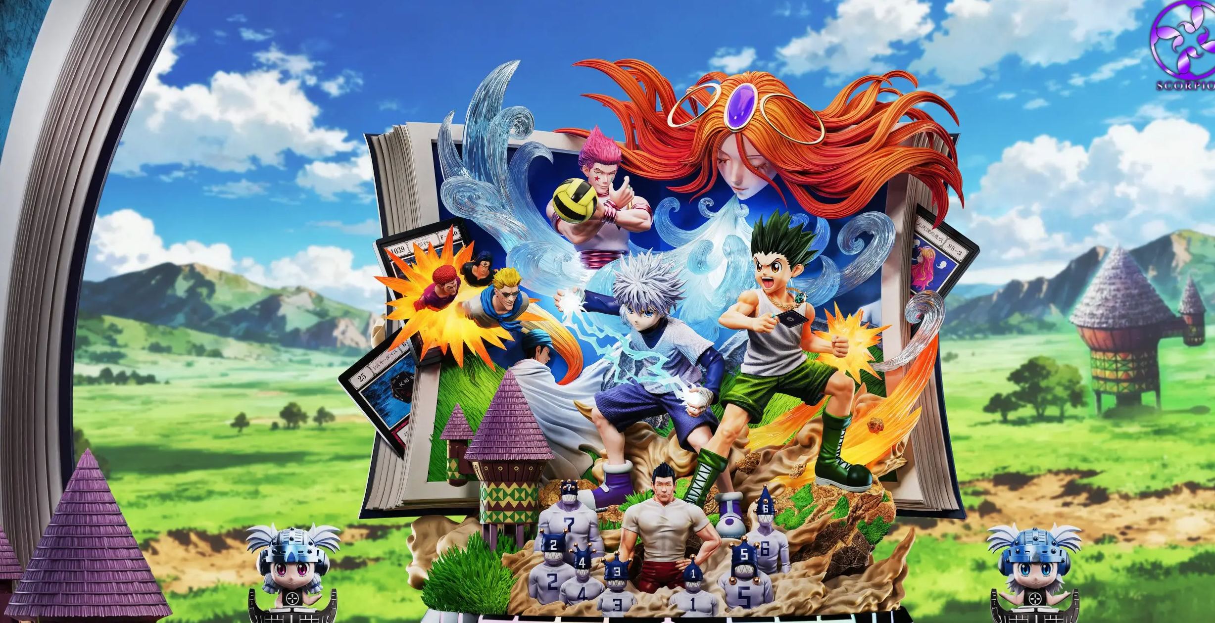 Scorpion Studio - Greed Island Arc Gon X Killua Hunter x Hunter 1/6 Statue