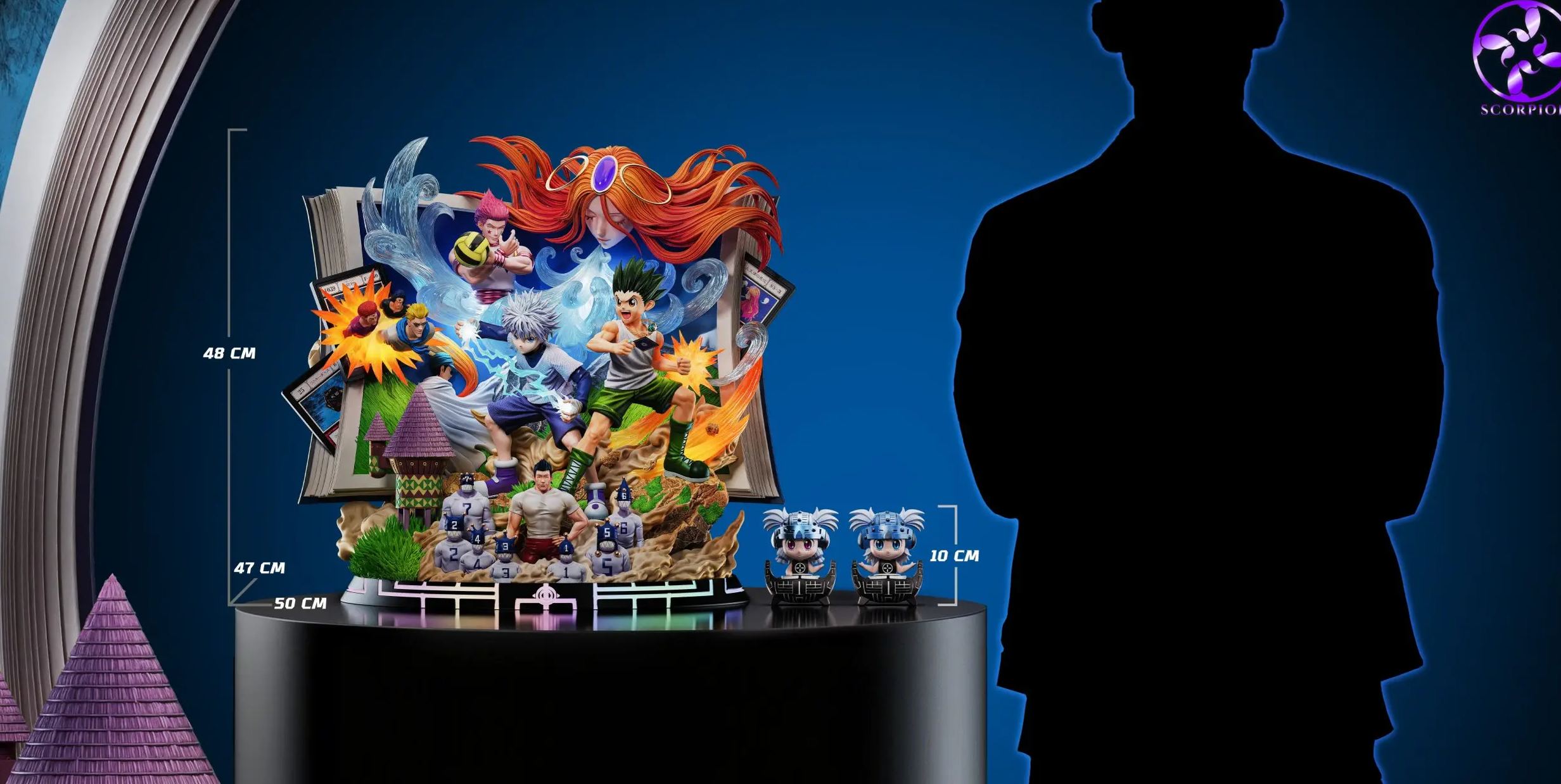 Scorpion Studio - Greed Island Arc Gon X Killua Hunter x Hunter 1/6 Statue