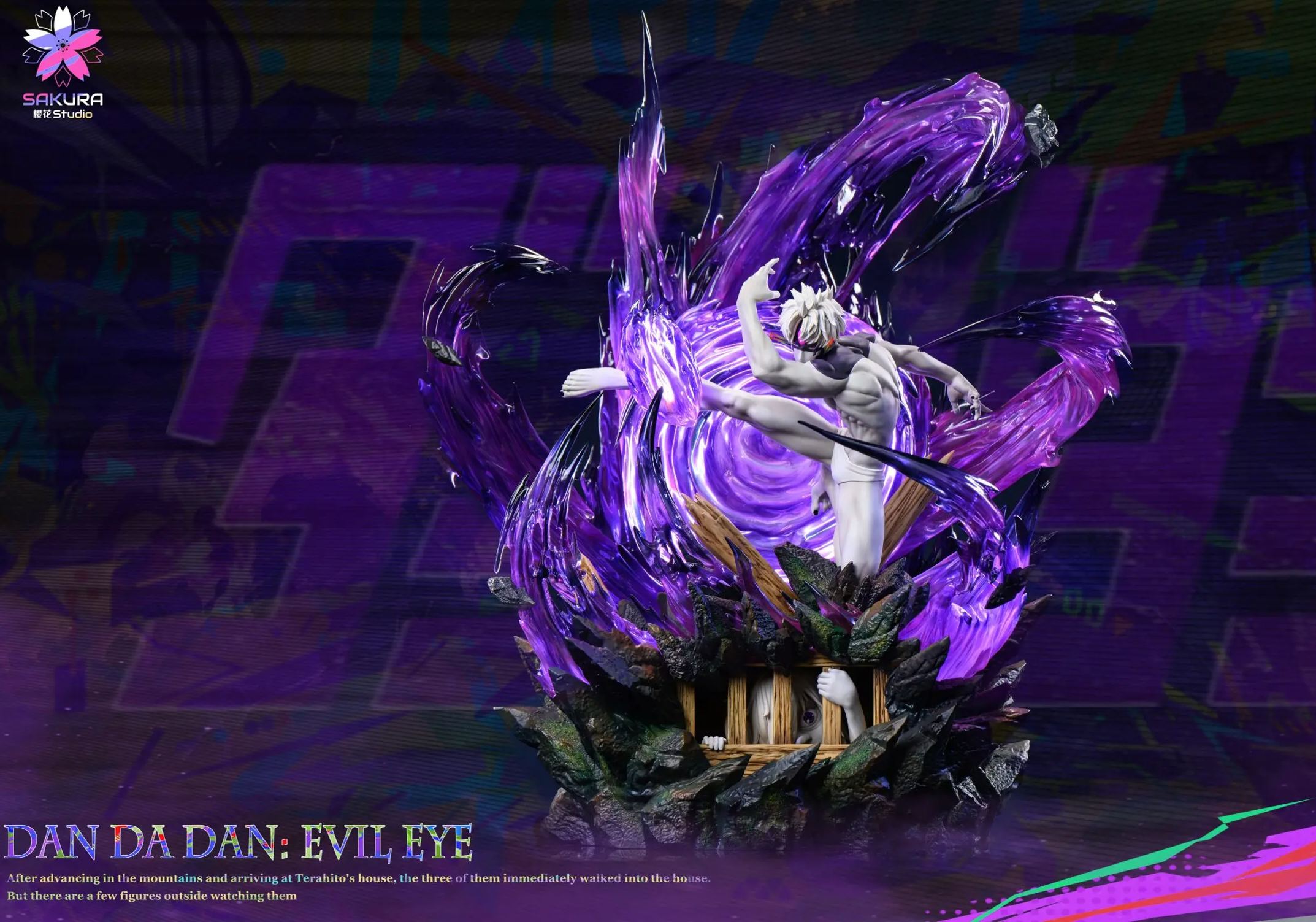 Sakura Studio - Jiji (Evil Vision) Main Characters Series Dandadan Statue