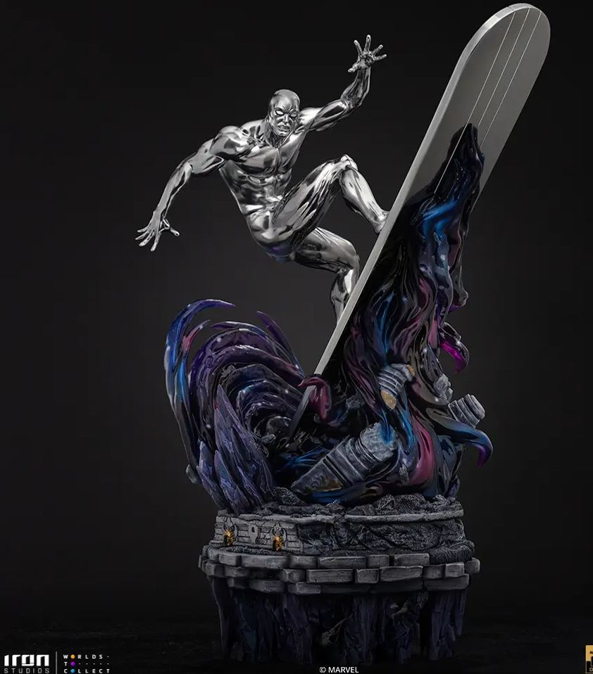 Iron Studio - Silver Surfer - Infinity Gauntlet Diorama - BDS Art Scale 1-10 Statue MARCAS132725-10 Licensed