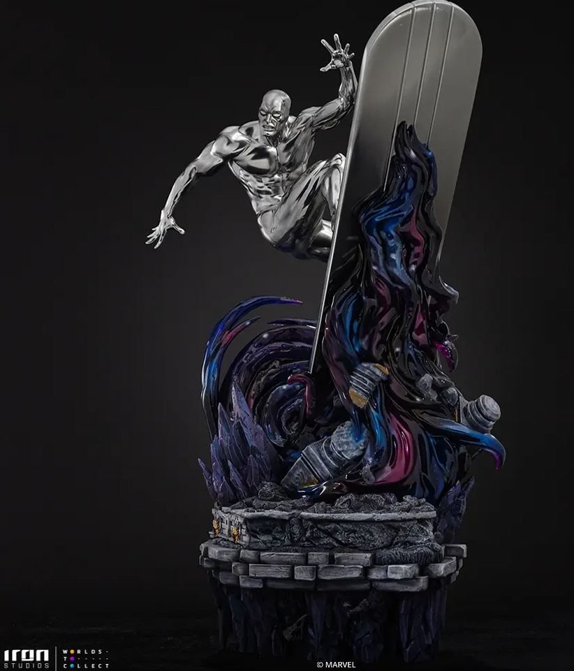 Iron Studio - Silver Surfer - Infinity Gauntlet Diorama - BDS Art Scale 1-10 Statue MARCAS132725-10 Licensed