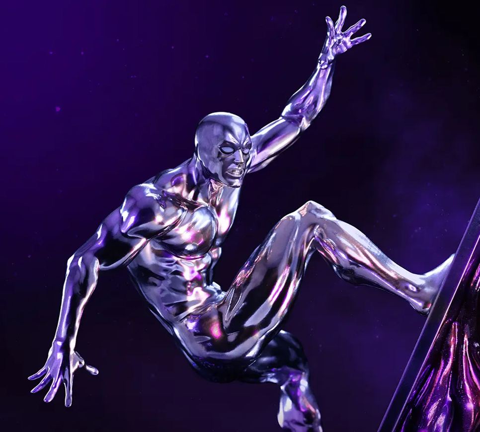 Iron Studio - Silver Surfer - Infinity Gauntlet Diorama - BDS Art Scale 1-10 Statue MARCAS132725-10 Licensed
