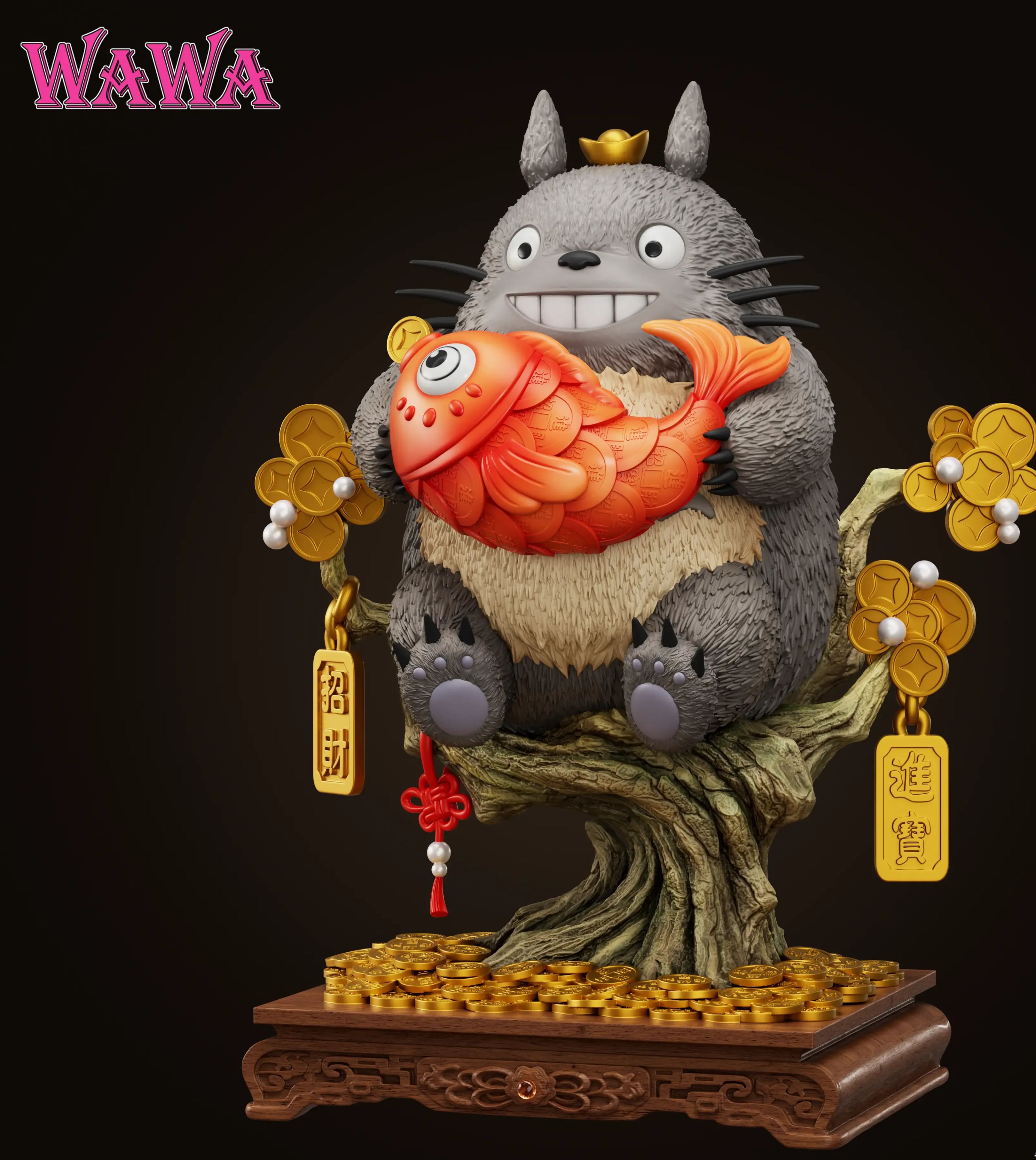 WAWA Studio - Totoro Lucky Charm Series My Neighbor Totoro Statue 