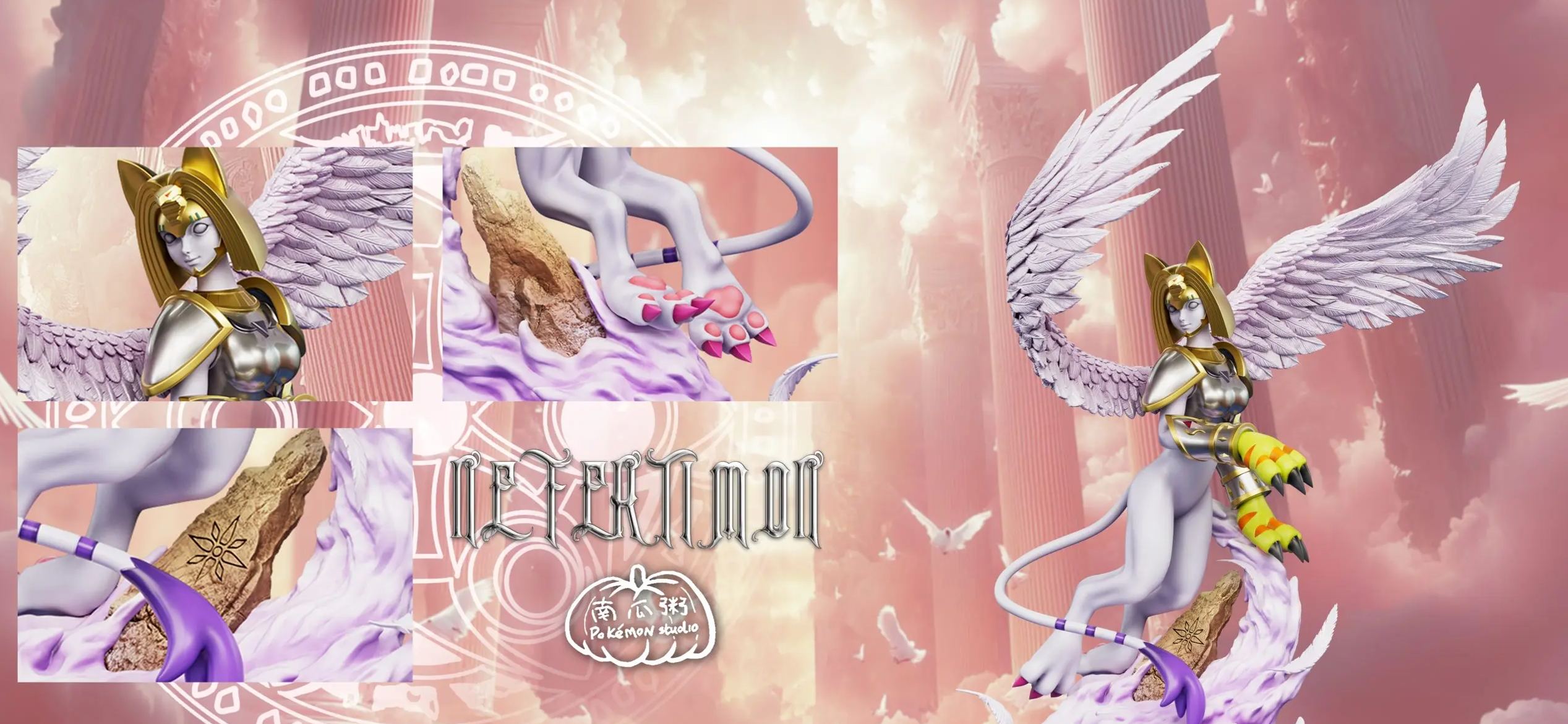 Nan Gua Zhou Studio - Nefertimon The Bright Smile Digimon Statue 