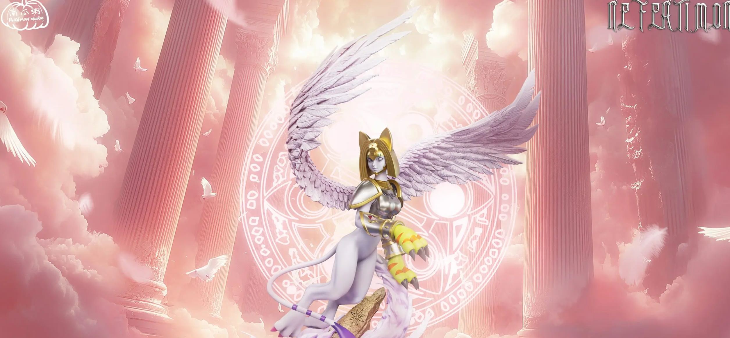 Nan Gua Zhou Studio - Nefertimon The Bright Smile Digimon Statue 