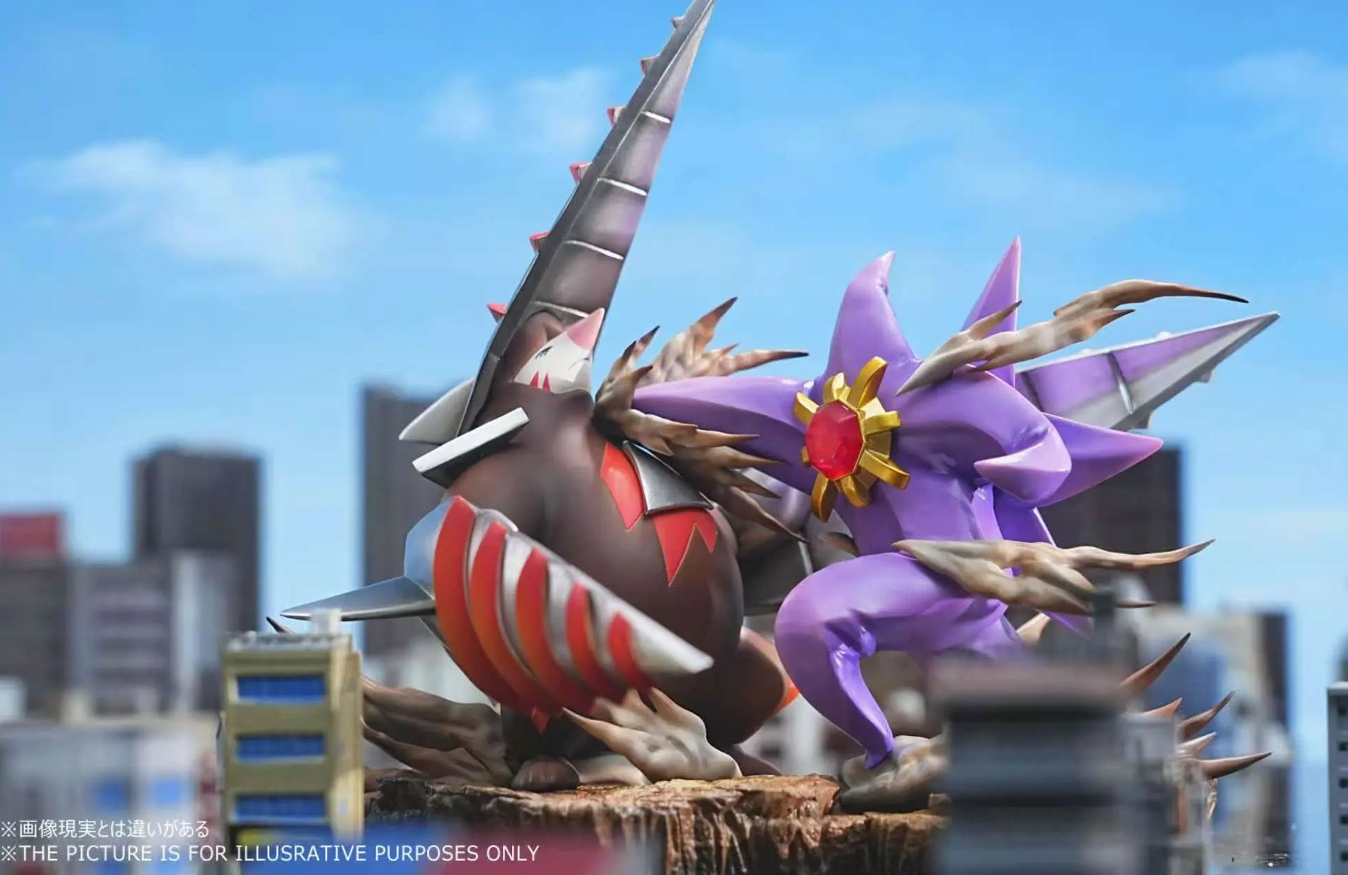 MG Studio - MEGA Starmie VS MEGA Excadrill Pokemon Statue 