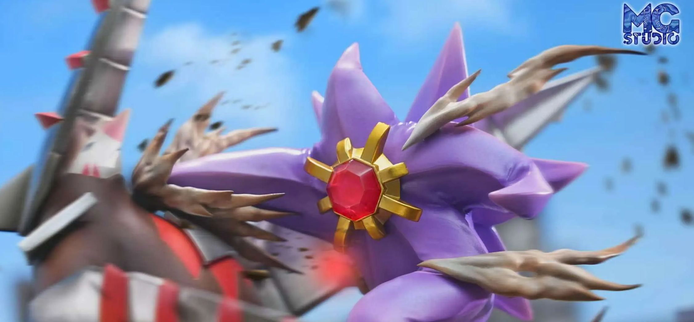 MG Studio - MEGA Starmie VS MEGA Excadrill Pokemon Statue 