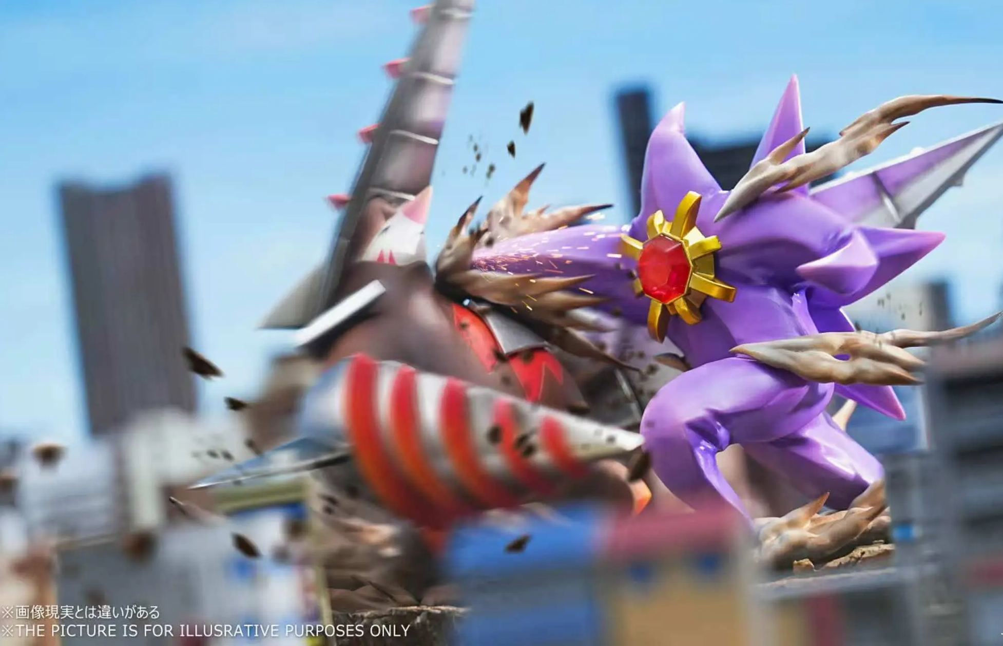 MG Studio - MEGA Starmie VS MEGA Excadrill Pokemon Statue 