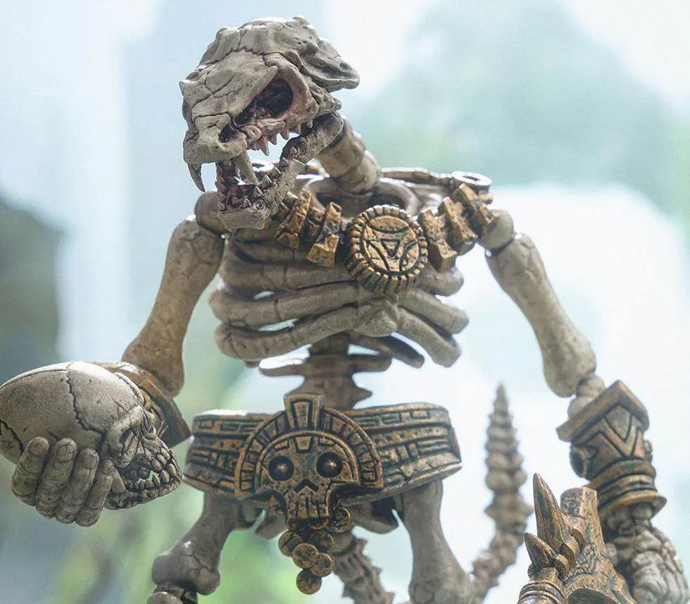 YOTOTOY - Skeletal Snake-Man Set Licensed Statue 