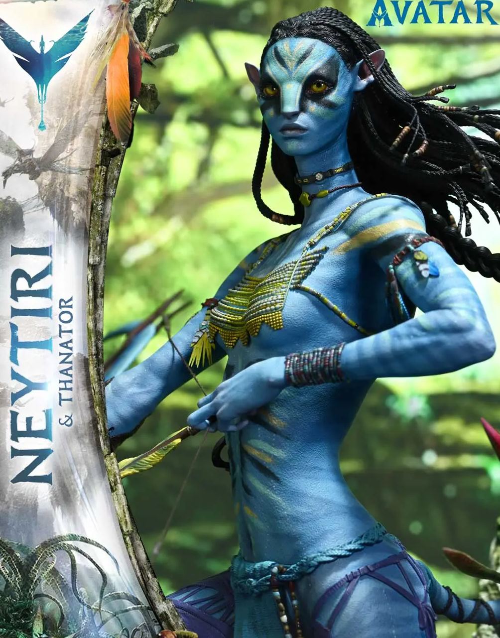Prime 1 Studio - Real Elite Masterline Avatar Film Neytiri X Thanator Avatar Legacy Collection  Licensed Statue