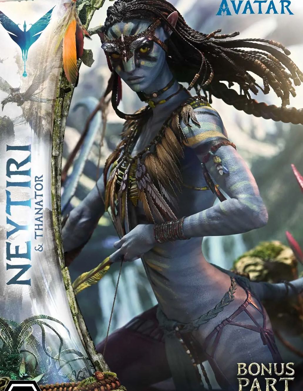 Prime 1 Studio - Real Elite Masterline Avatar Film Neytiri X Thanator Avatar Legacy Collection  Licensed Statue