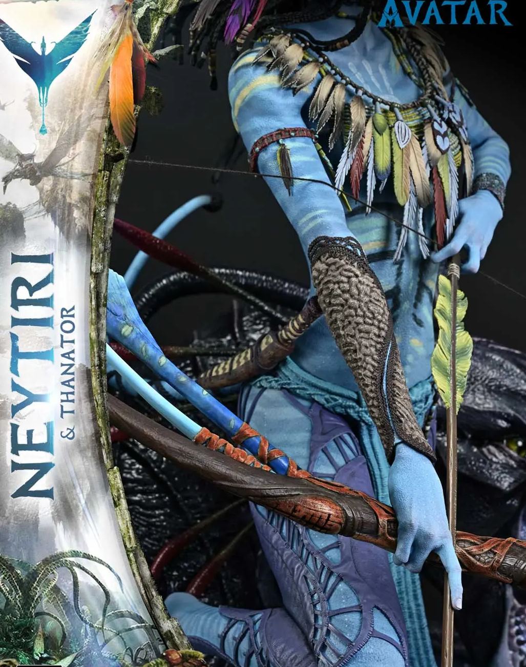 Prime 1 Studio - Real Elite Masterline Avatar Film Neytiri X Thanator Avatar Legacy Collection  Licensed Statue
