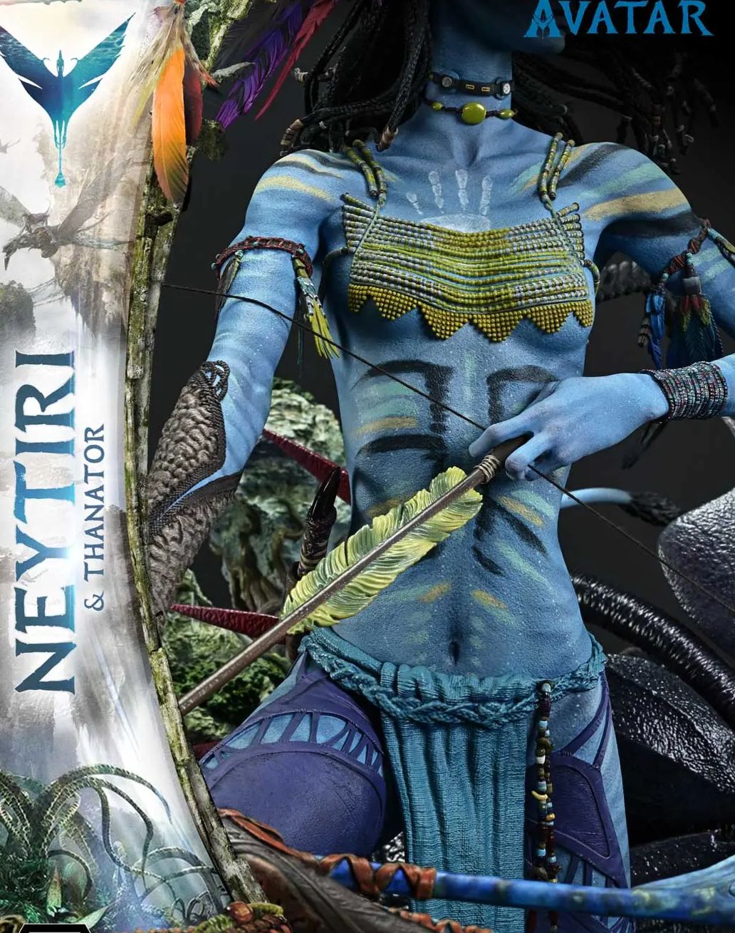 Prime 1 Studio - Real Elite Masterline Avatar Film Neytiri X Thanator Avatar Legacy Collection  Licensed Statue