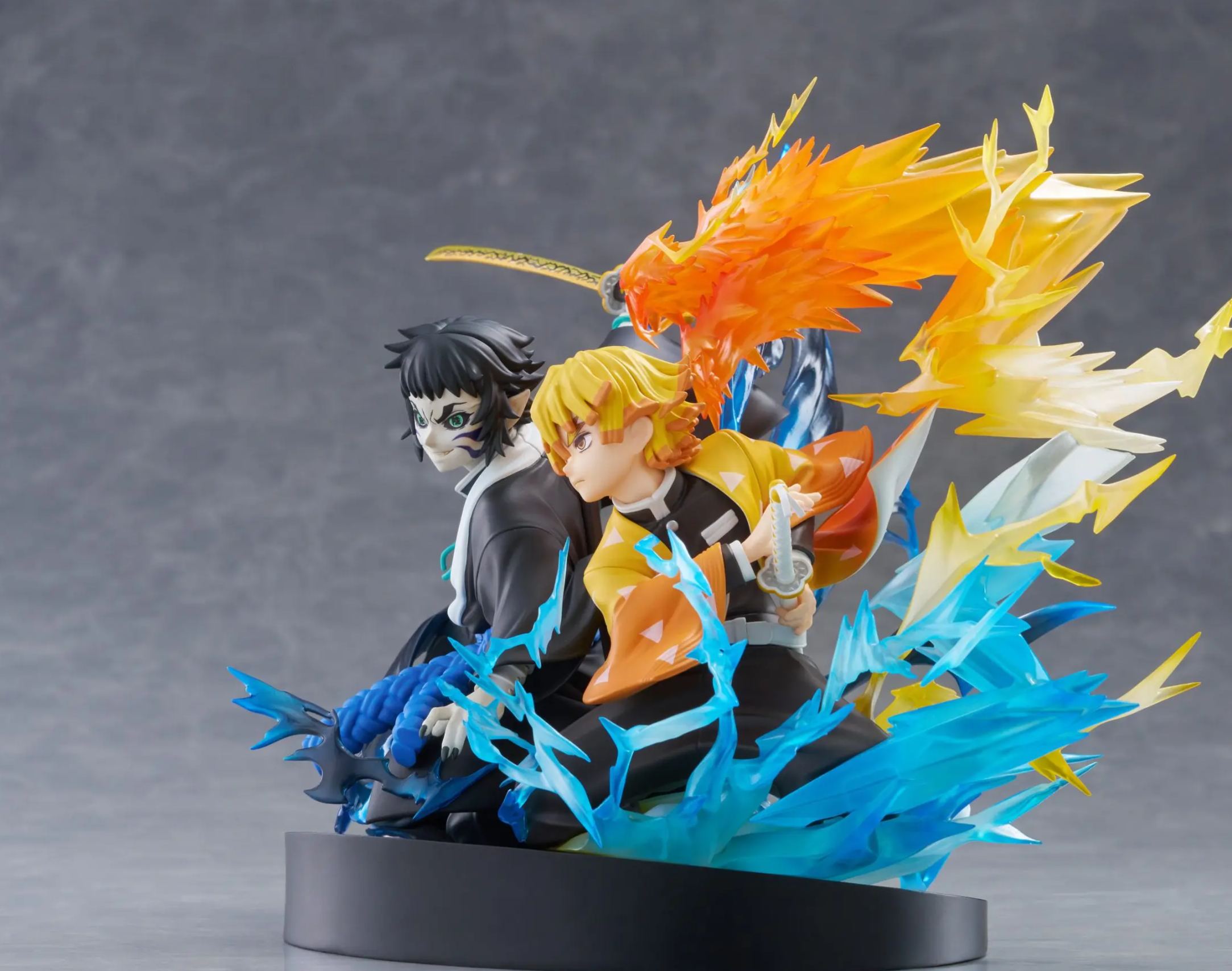 Aniplex - Demon Slayer: Kimetsu no Yaiba Zenitsu Agatsuma X Kaigaku NON Scale Figure Licensed Statue