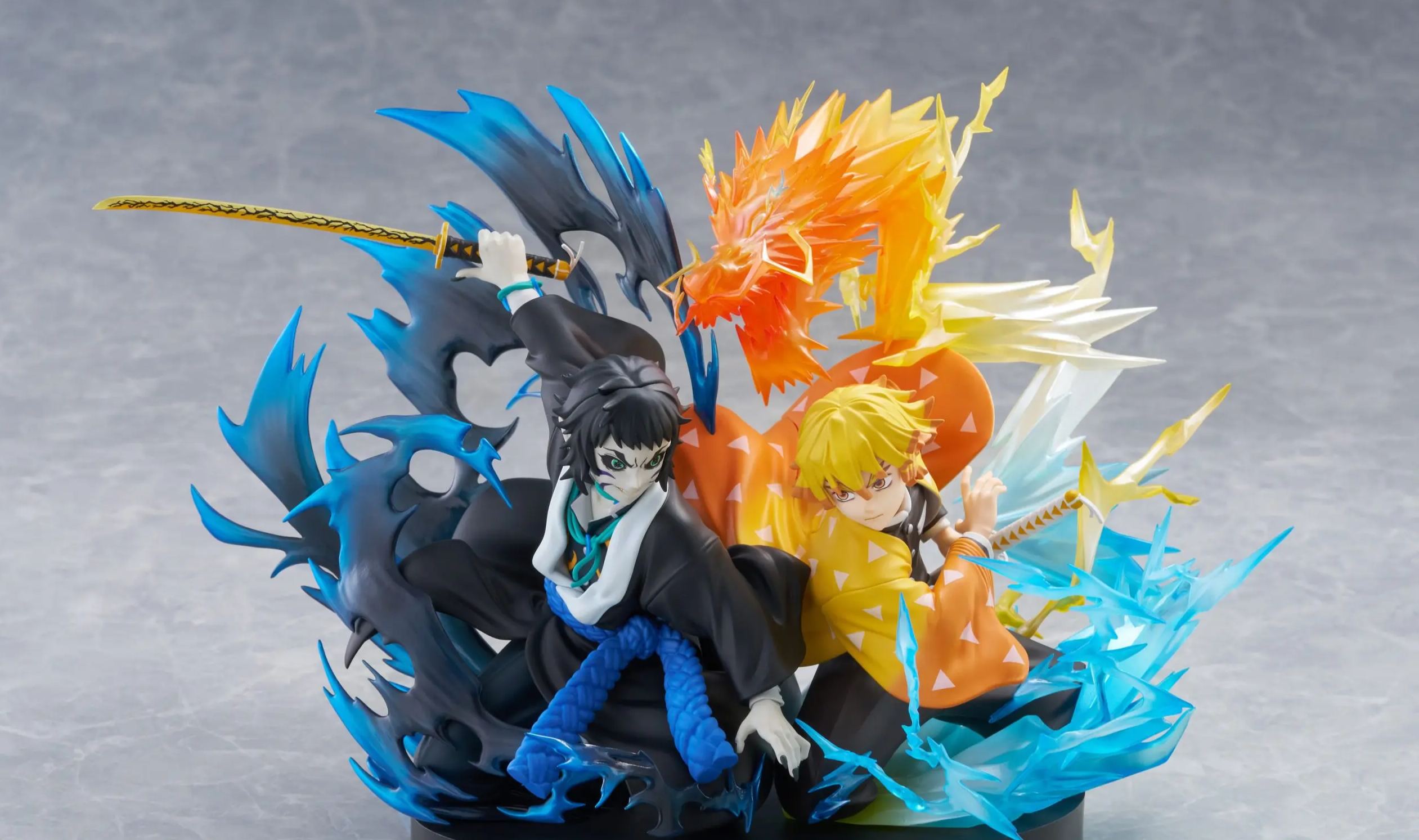 Aniplex - Demon Slayer: Kimetsu no Yaiba Zenitsu Agatsuma X Kaigaku NON Scale Figure Licensed Statue