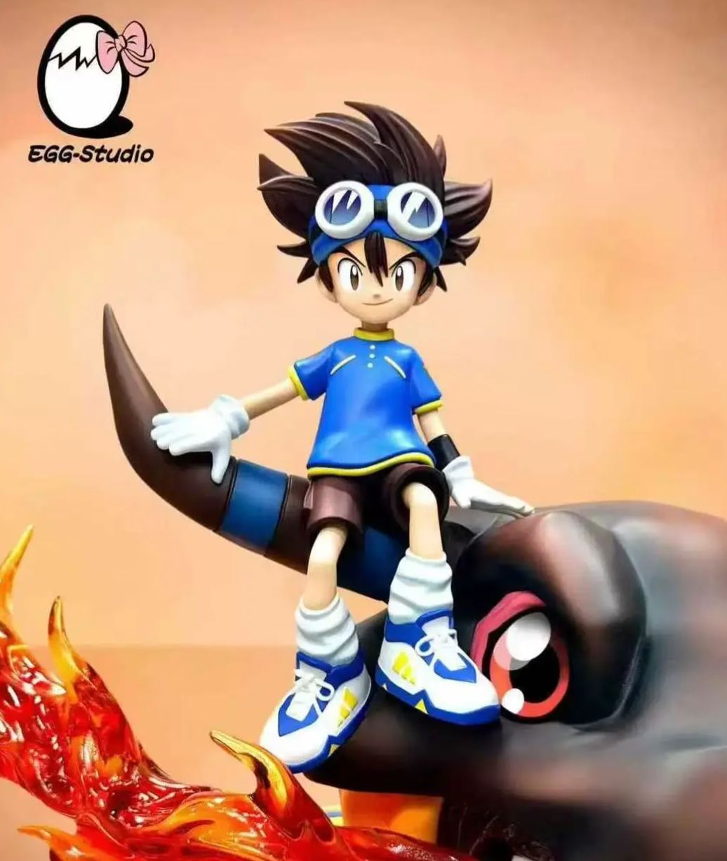 EGG Studio - Yagami Taichi X Greymon Digimon Statue