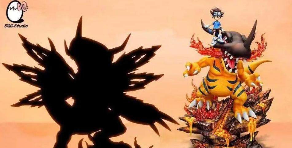EGG Studio - Yagami Taichi X Greymon Digimon Statue
