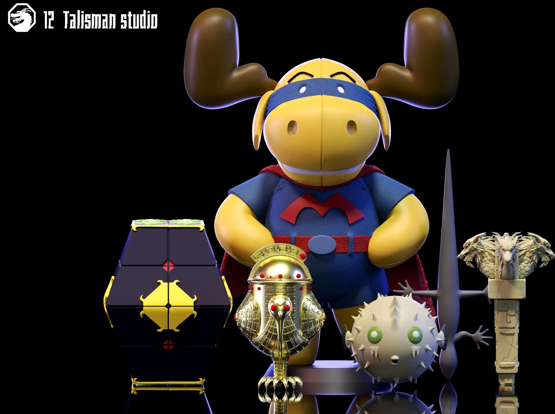 12 Talisman Studio - Jackie Chan Adventures Archmage Uncle DLC Statue 