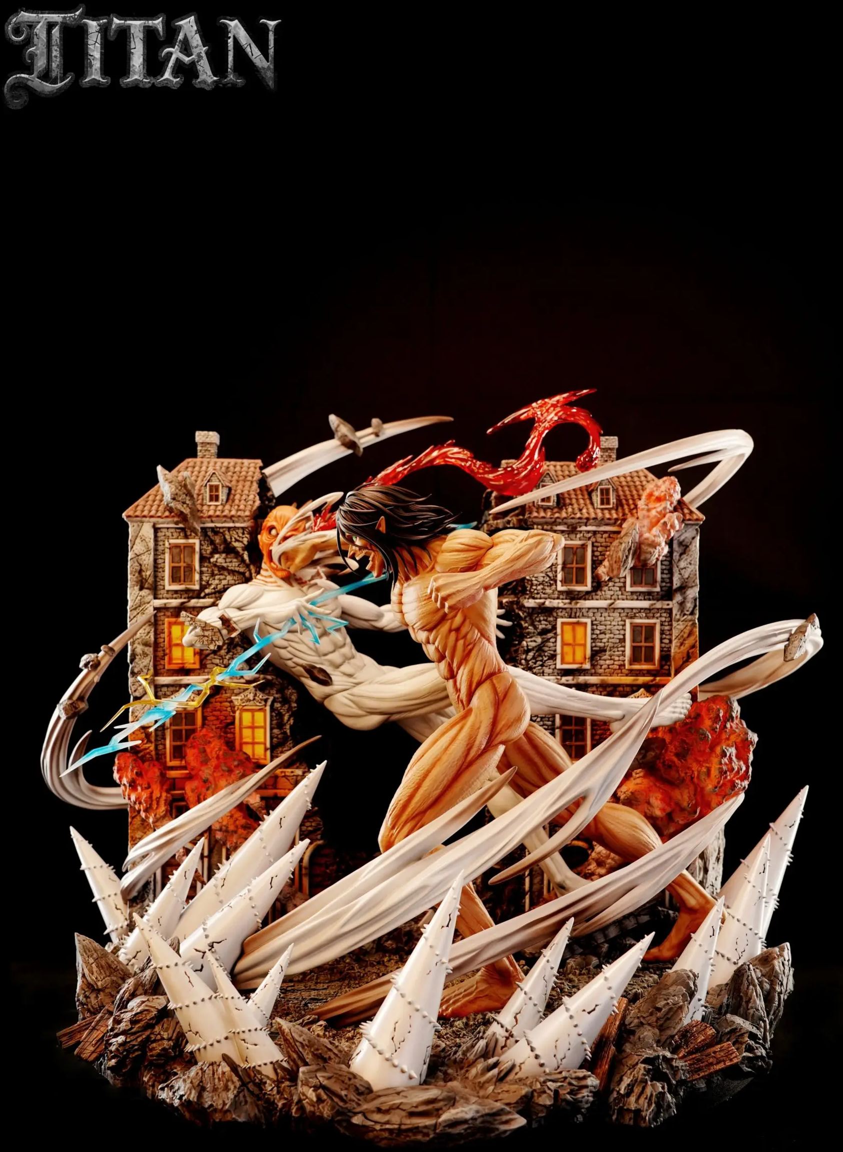 TITAN Studio - The Great Titan 01 War Hammer Titan VS. Attack Titan Attack on Titan Statue