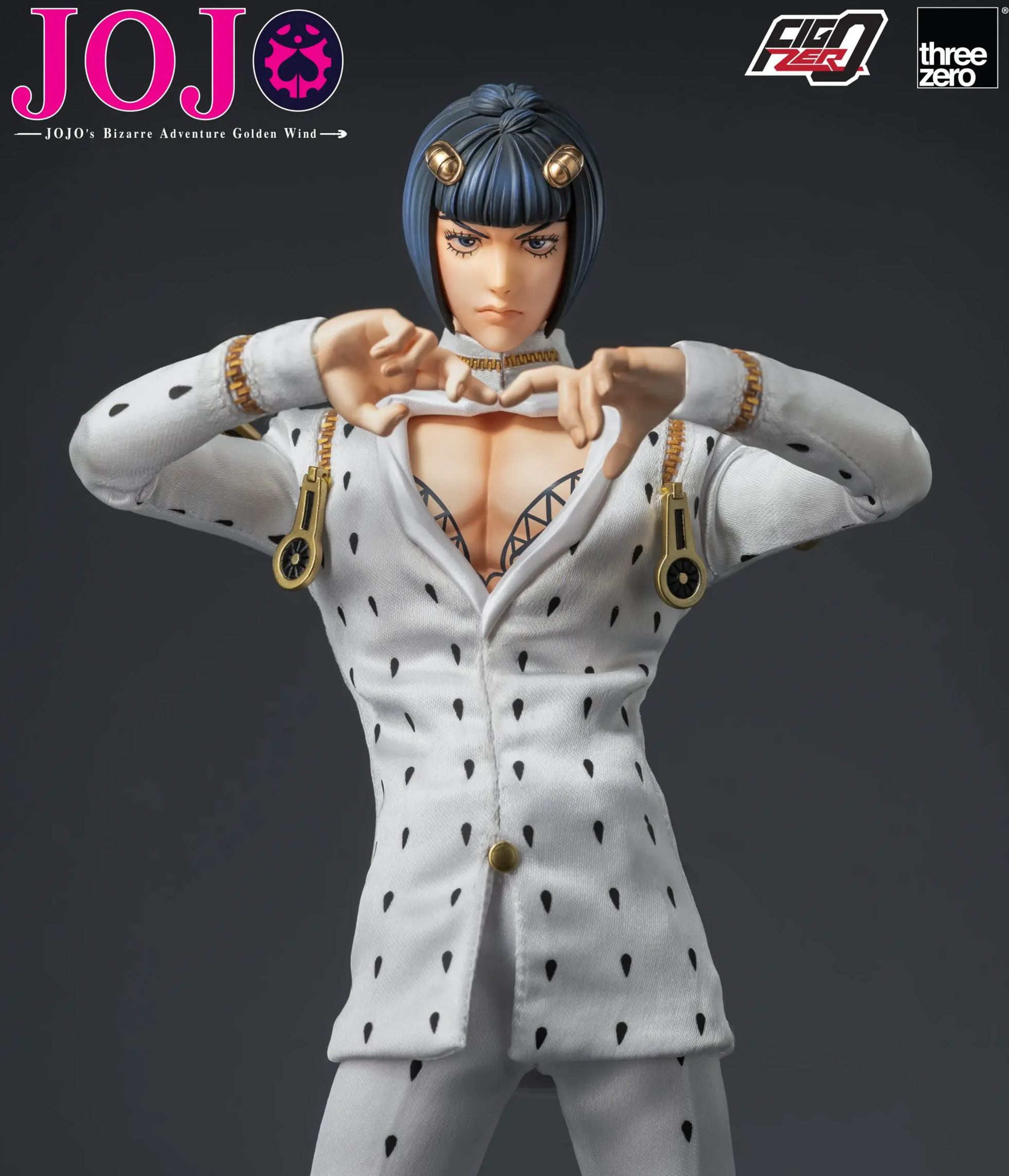Threezero - JOJO’s Bizarre Adventure Golden Wind FigZero 1/6 Bruno Bucciarati 3Z06590M0 Licensed Statue