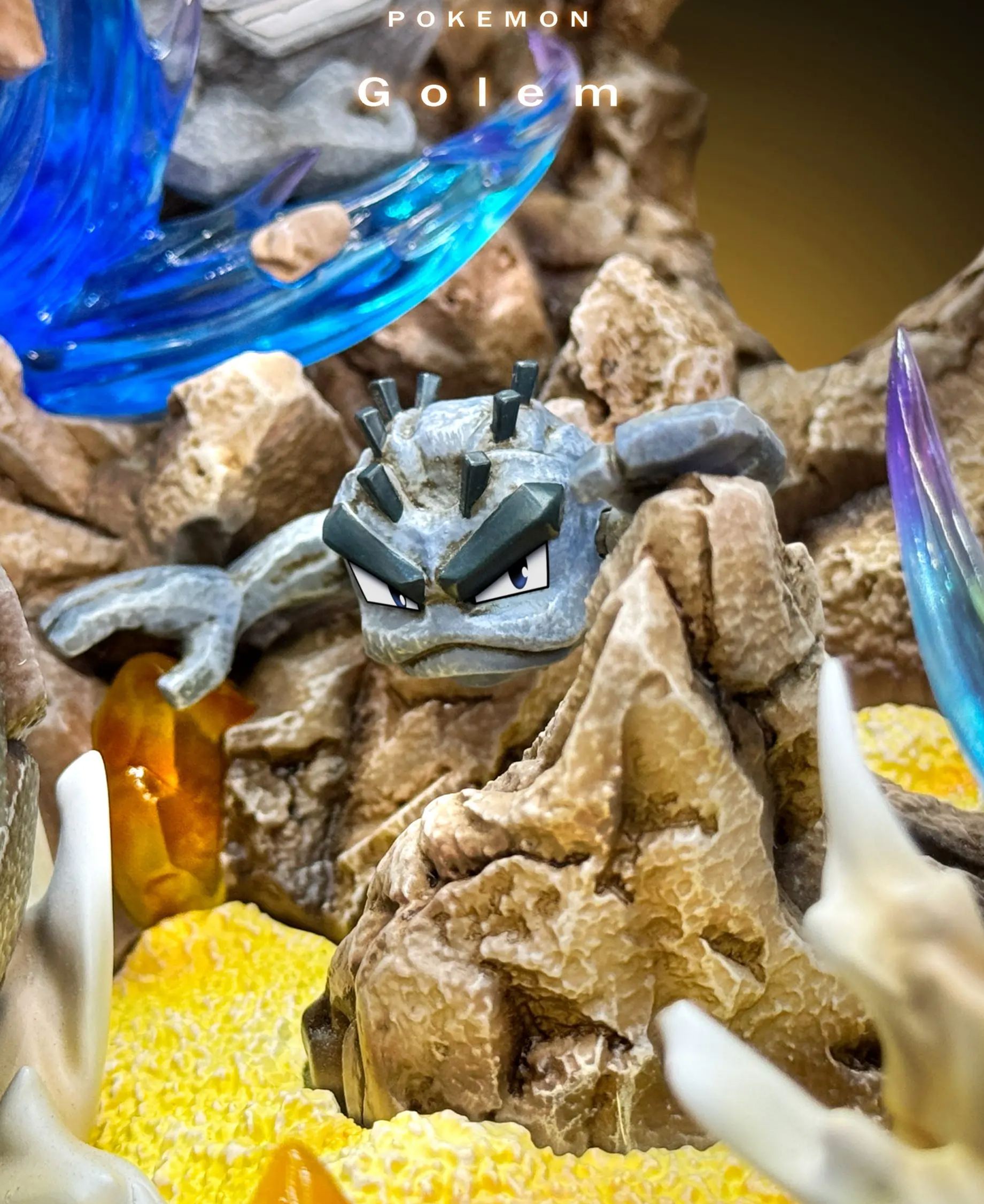 PPAP Studio - Golem Family Evolution Set Pokemon Statue 
